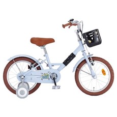 레스포 2025년형 16 클로버 바구니 아동용 자전거, 소프트블루, 114cm, 1개