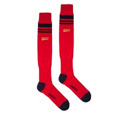 What Baseball OSG OneSideGame Pro 條紋棒球長襪, 紅色 + 丈青色, 1個