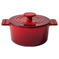 CorelleCoordinates 電磁爐 鑄鐵 Ashley 雙耳鍋 225mm, 紅色, 1個