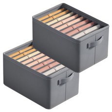 Logro折疊式隔板衣服整理箱 9格, 單一顏色, 2個