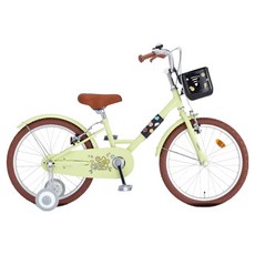 레스포 2025년형 20 클로버 바구니 아동용 자전거, 라이트멜론, 133cm, 1개