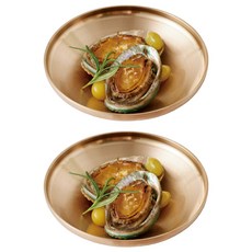 Nothyang 方字鍮器飯碗蓋, 金色, 2個