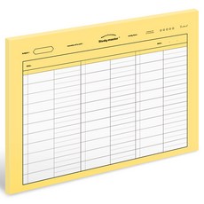 뮤니드 서브젝트 가로 노트패드 B5, 스마트 단어, 1개, 50매