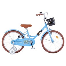 레스포 2025년형 20 클로버 바구니 아동용 자전거, 블루무광, 133cm, 1개
