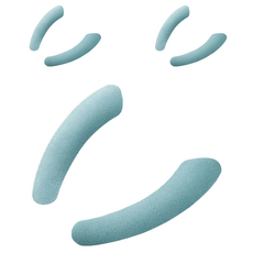 썸즈마인 붙이는 변기시트, 라이트블루, 3개