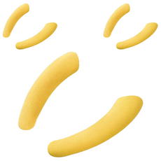 썸즈마인 붙이는 변기시트, 옐로우, 3개