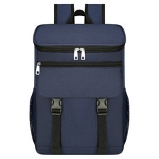 Bluedami 戶外野餐保溫保冷後背包, 海軍藍, 1個