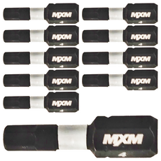 MXM TOOLS 抗衝擊單頭六角型起子頭 MB26032 25 x 4mm 10個