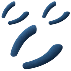 썸즈마인 붙이는 변기시트, 네이비, 3개