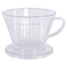 UH홈데코 V형 커피 드리퍼 투명, 1개, 단품