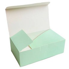 中央包裝 多用途馬卡龍甜點9格盒, 50個, 薄荷綠