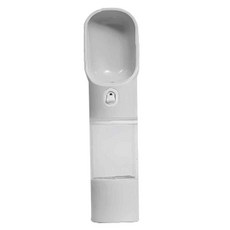 寵物2合1飲水零食杯 灰色 寵物外出便攜飲水器, 1個