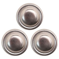 Button King 東大門鈕扣王 高級鍍金鈕扣 Blanco 21mm, 3個, 銀半光