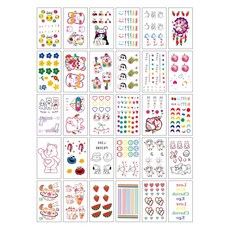 gelluna 潮流自助萬聖節派對紋身貼紙30入組, 1套, TS-08