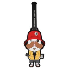 PERSIANCAT 小紅帽角色姓名吊牌 單一顏色, 紅色, 1個