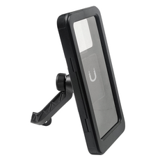 機車後照鏡全包防水手機支架, 黑色, 200 x 120 x 100mm, 1個