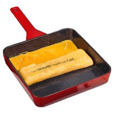 CorelleCoordinates Coordinates Ashley 鑄鐵紅色22公分方形平底鍋(適用於電磁爐), 390mm, 1個