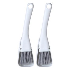 일상나눔 다용도 틈새 청소 브러쉬, 그레이, 2개