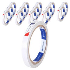 morning glory 薄膜雙面膠帶 12mm x 10m, 單一顏色, 15個