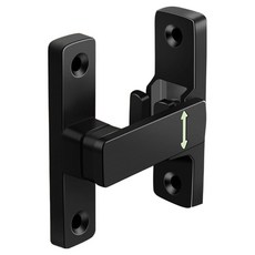 Dometopia 滑動門閂鎖 黑色 C1, 1個, 單一顏色