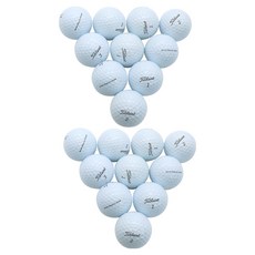 타이틀리스트 유니크에픽 PRO V1 비재생 순수 골프공 로스트볼 특S+ 42.67mm 20p 세트, 화이트, 1세트, 20개입
