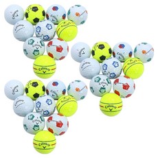 Callaway Unique Epic Chrome Soft 版 二手高爾夫球 特S+級 42.67mm 30入組, 1套, 白色, 混合色, 30入