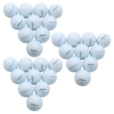 타이틀리스트 유니크에픽 PRO V1 비재생 순수 골프공 로스트볼 특S+ 42.67mm 30p 세트, 화이트, 1세트, 30개입