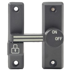 Dometopia 滑動門閂鎖 鎖具 灰色 C3, 1個