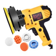 AHOYE 汽車美容電動打蠟機 附五種替換頭, 單一商品