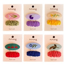 Kids Day 女童用花朵BB夾 12件組