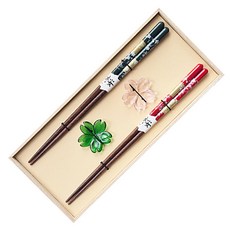 Cuteme 日式櫻花筷2種 + 櫻花造型筷架2種 套組 MP554, 1套, 混色, 筷子2種 + 筷架2種