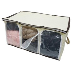 雙手萬能 好家佳抗菌防臭三格衣物收納箱/收納袋, 黃色, 1個