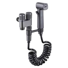 ANTIAN 一進二出角閥馬桶清洗噴槍套組, 225g, 槍灰色, 1組