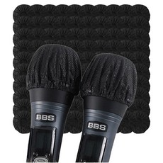 生活女王 一次性麥克風套, 黑色, L-MC-100, 100個