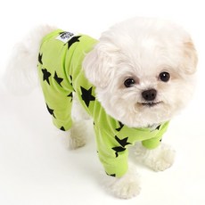 엔젤몬스터 강아지 스타 하이넥 커버롤 AM-OR007, 813 Green, 1개