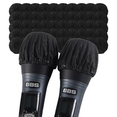 生活女王 一次性麥克風套, 黑色, L-MC-50, 50個