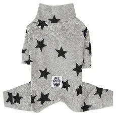 ANGEL MONSTERS 狗狗星星高領連身衣 AM-OR007, 95 灰色, 1個