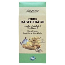 vom FASS 高達洋蔥&大蒜起司脆餅 佐酒點心, 60g, 1個