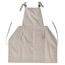 순잠 길이 조절 슬림 소프트 앞치마, 아이보리, 1개