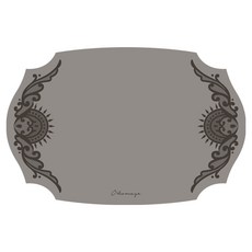 멜로우스페이스 오마주 TM 테이블매트, 1개, 440 x 290 mm, 프렌치 웜그레이 원