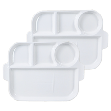 Paulus 陶瓷餐盤, 白色, 2個