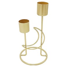 Laventia 浪漫月亮造型燭台, 金色