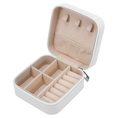 MarketA 繽紛方形首飾盒, 白色, 1個