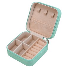 마켓에이 컬러풀 스퀘어 주얼리 케이스, 민트, 1개