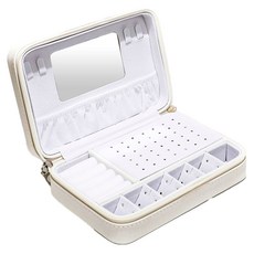 MarketA 極簡飾品收納盒, 白色, 1個