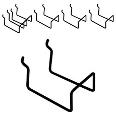 마켓감성 다양한 타공보드 액세서리 스텐드 중형, 스텐드 중형 검은색, 6개