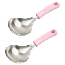 Bogen 多功能上菜迷你湯勺, 粉紅色, 2個