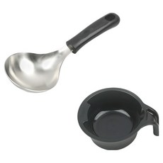 Bogen 多功能迷你湯勺+勺架組, 1套, 黑色
