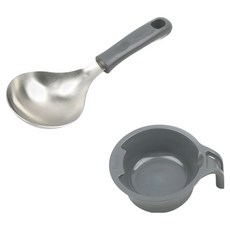 Bogen 多功能迷你湯勺+底座組合, 1套, 炭灰色
