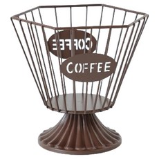 Elotems 鐵製咖啡膠囊收納架, 1個, 棕色